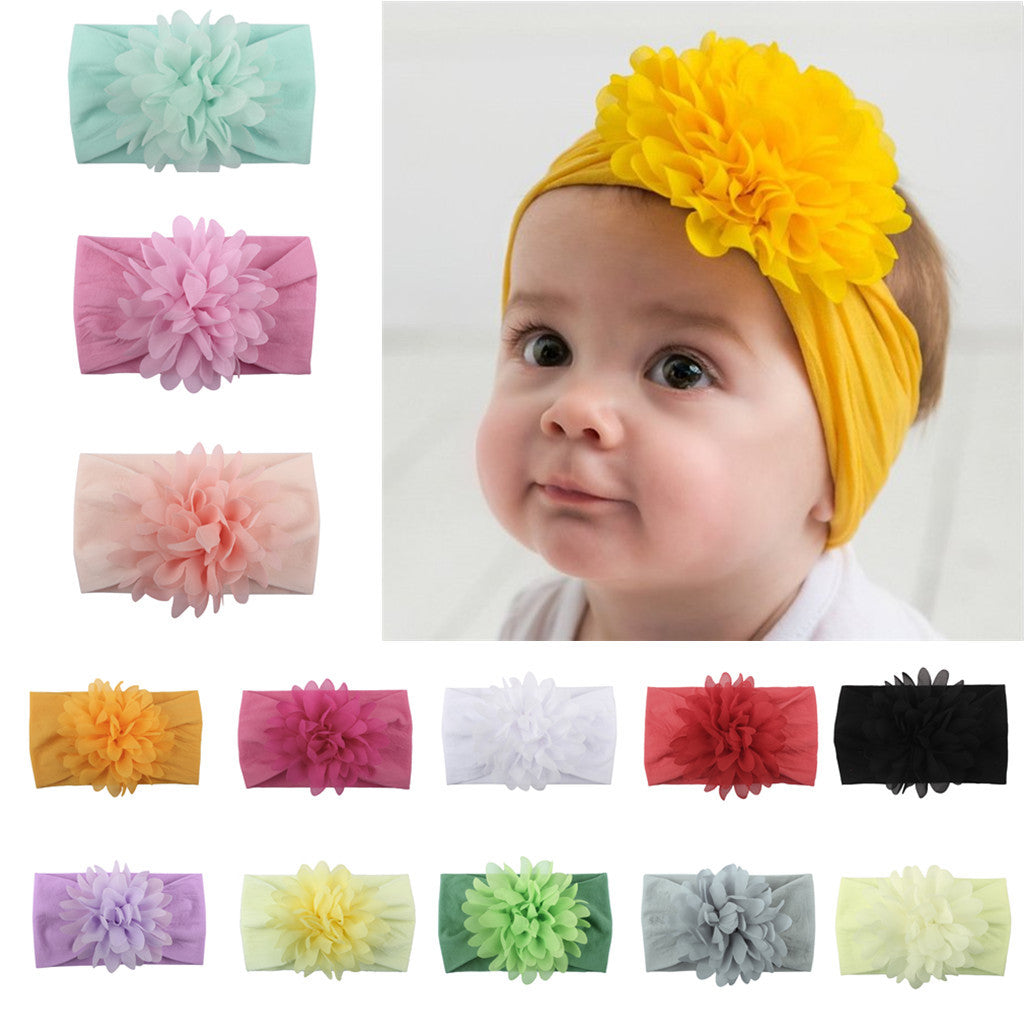 Lovely Chiffon Flower Headband Secondary image
