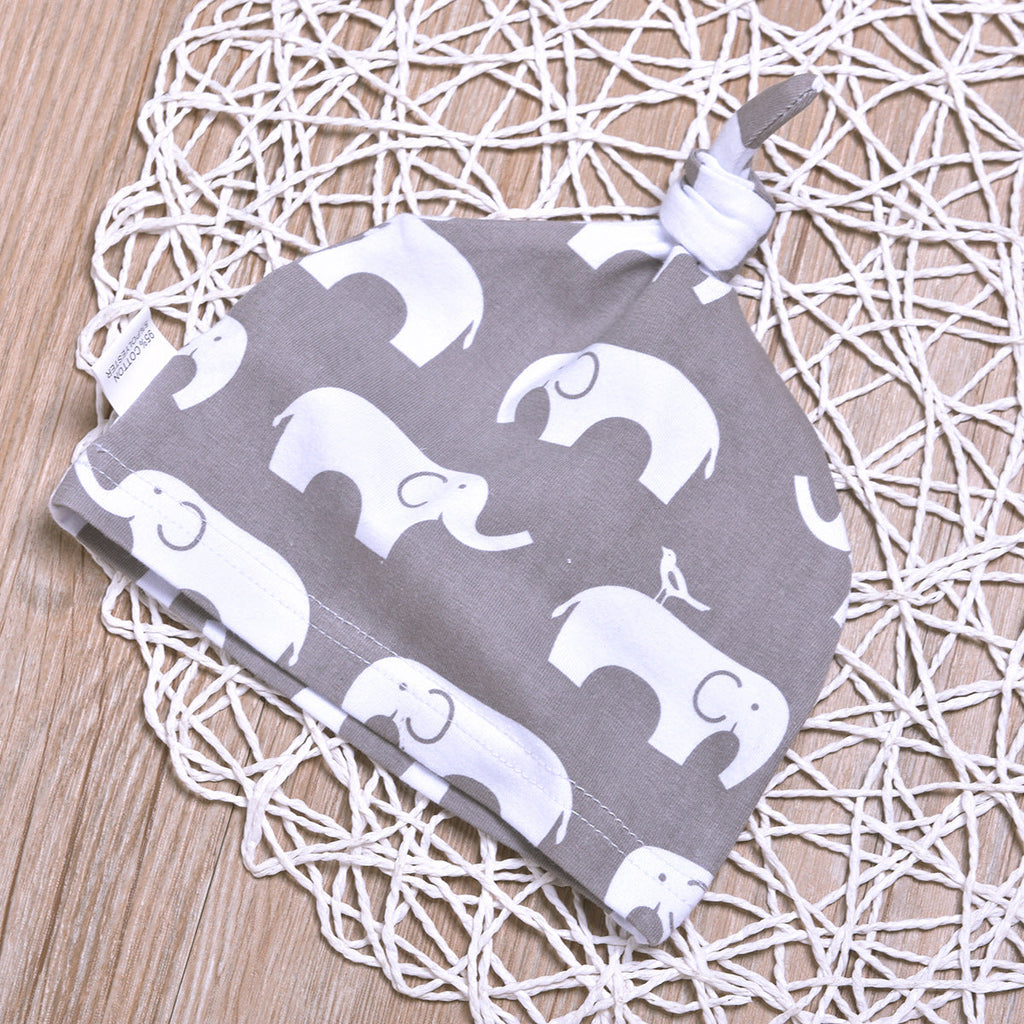 3PCS Little Elephant Printed Baby Set