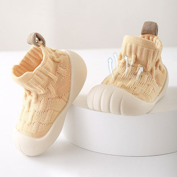 Breathable Knit Sock Style Non Slip Soft Sole Baby Shoes Image secondaire du produit