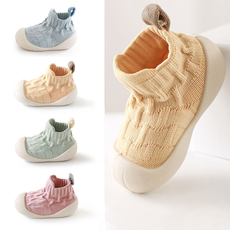 Breathable Knit Sock Style Non Slip Soft Sole Baby Shoes Image principale du produit