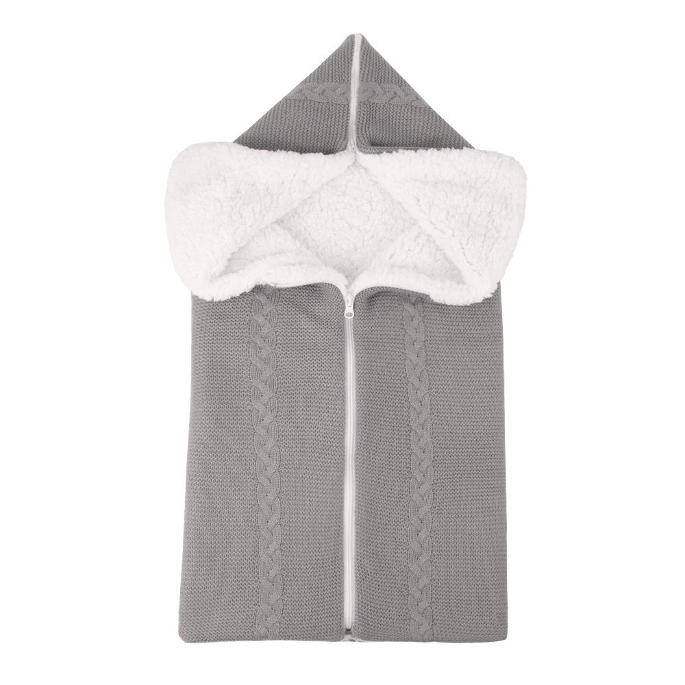 Cute Wrap Swaddle Blanket Knit Newborn Baby Sleeping Bag Secondary image