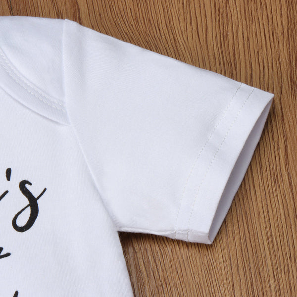 Grandma's Little Peanut Letter Printed Romper