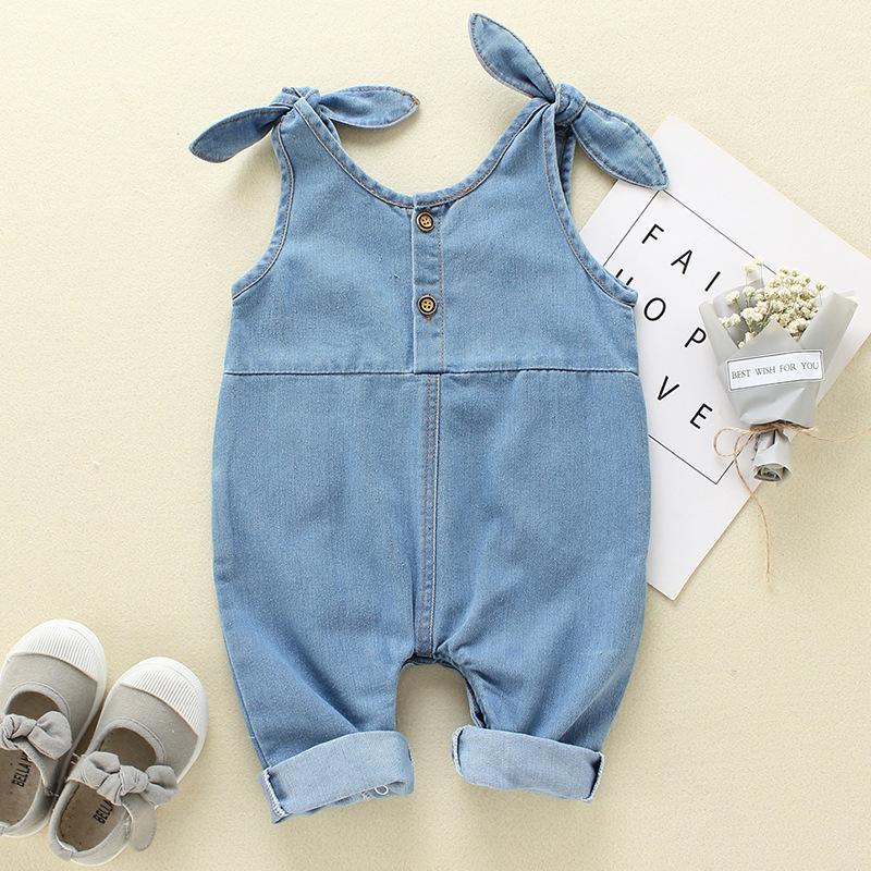 Baby/Toddler's Denim Suspender Jumpsuit Imagem principal do produto