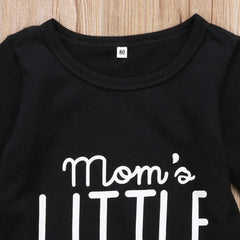 Cool Mom's Little Boy Letter Printed Baby Jumpsuit