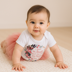 Haut à volants et jupe tutu à imprimé floral pour bébé