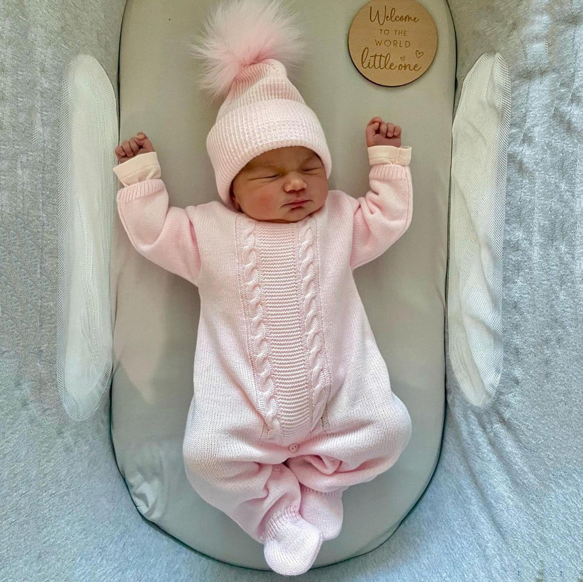 Pretty Solid Color Baby Long Sleeve Jumpsuit Main image