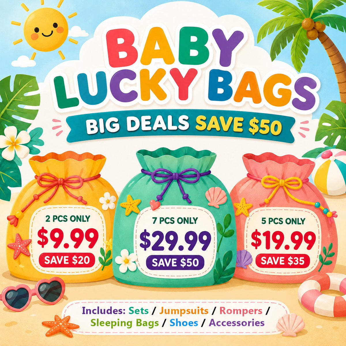 Lucky Mystery Bags For Baby Main image