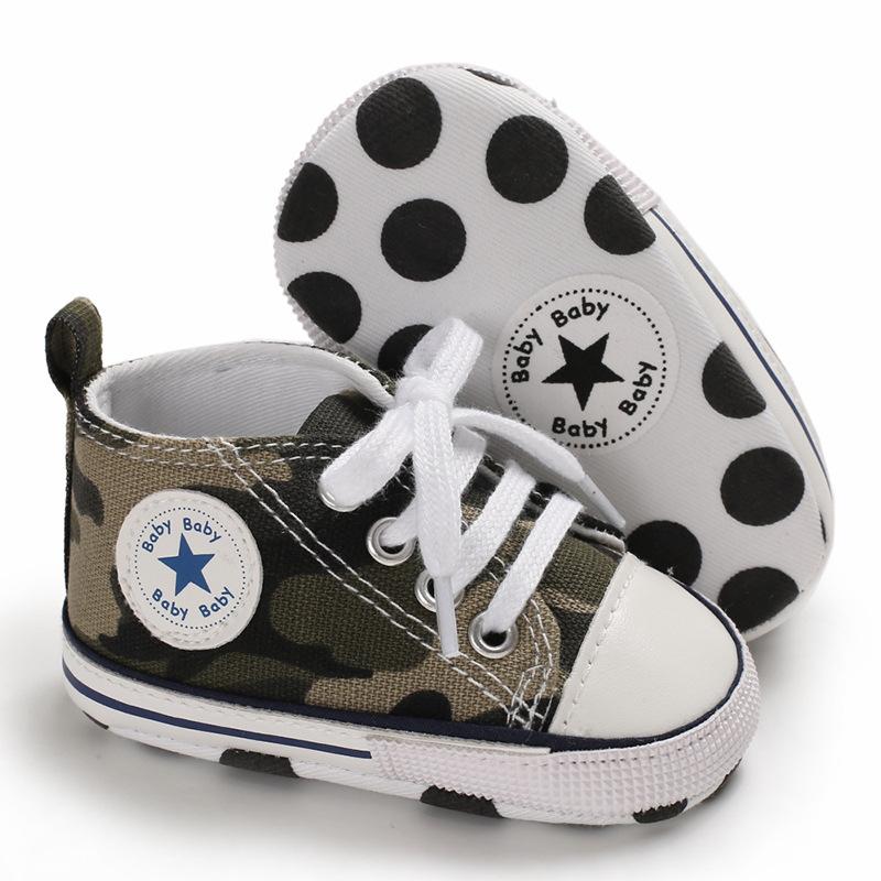 Baby Boy Girl Camouflage Anti-slip Canvas Shoes Main image