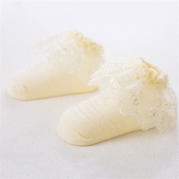 Baby Girl Lace Ruffle Socks