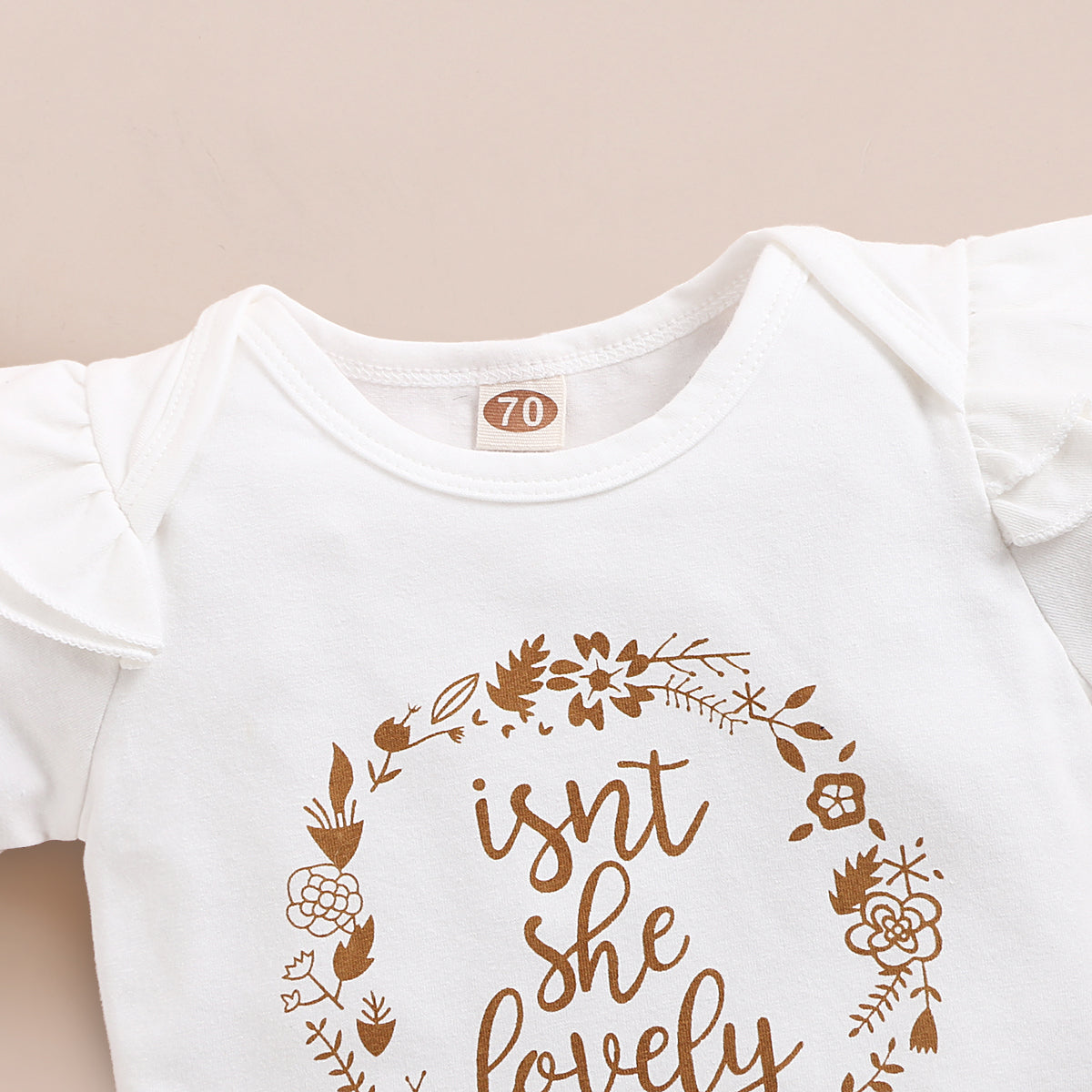 Isn't She Lovely Polka Dots Printed Baby Set