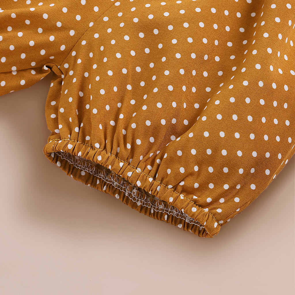 Isn't She Lovely Polka Dots Printed Baby Set