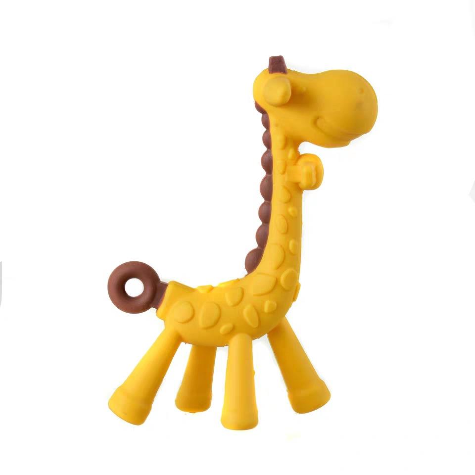 Silicone Giraffe Baby Molars Toy Imagem secundária do produto