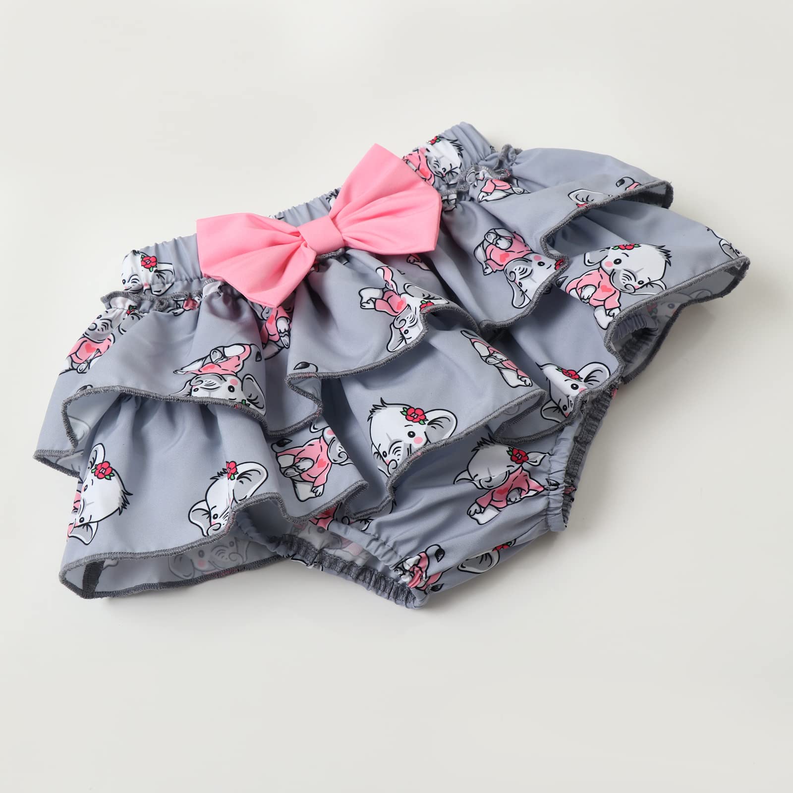 Ensemble 3 pièces pour bébé imprimé éléphant